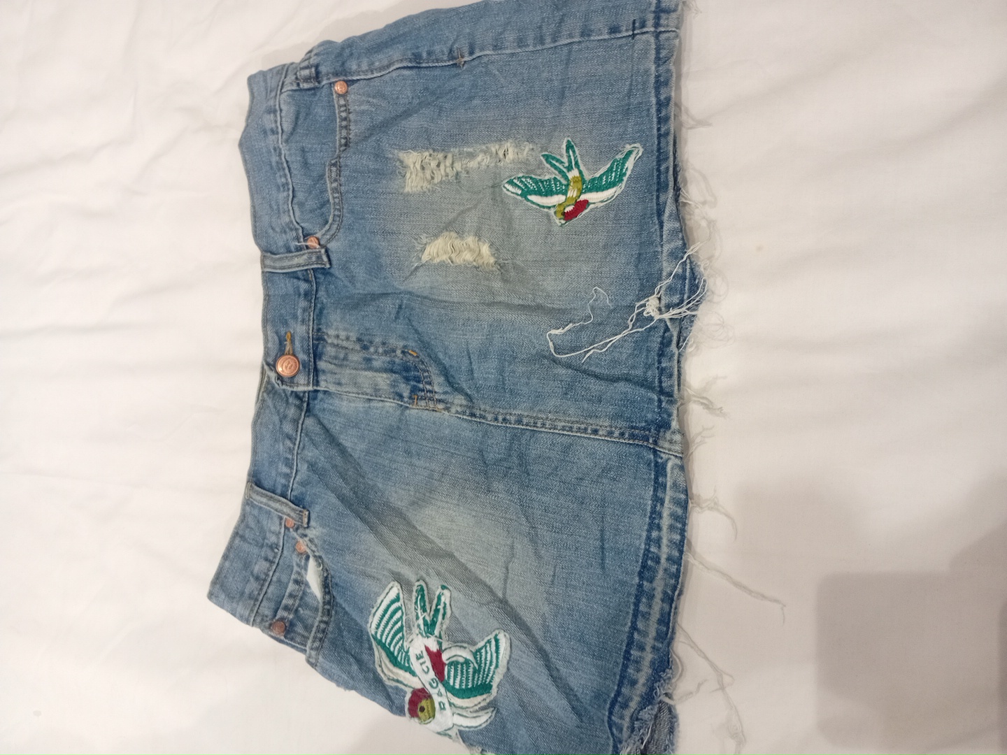 Saia de Denim American Eagle
