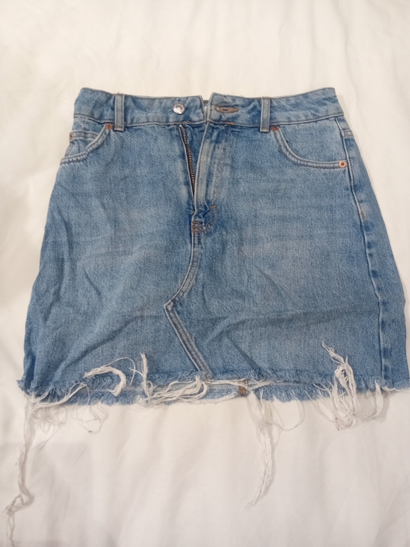 Denim Mini Skirt