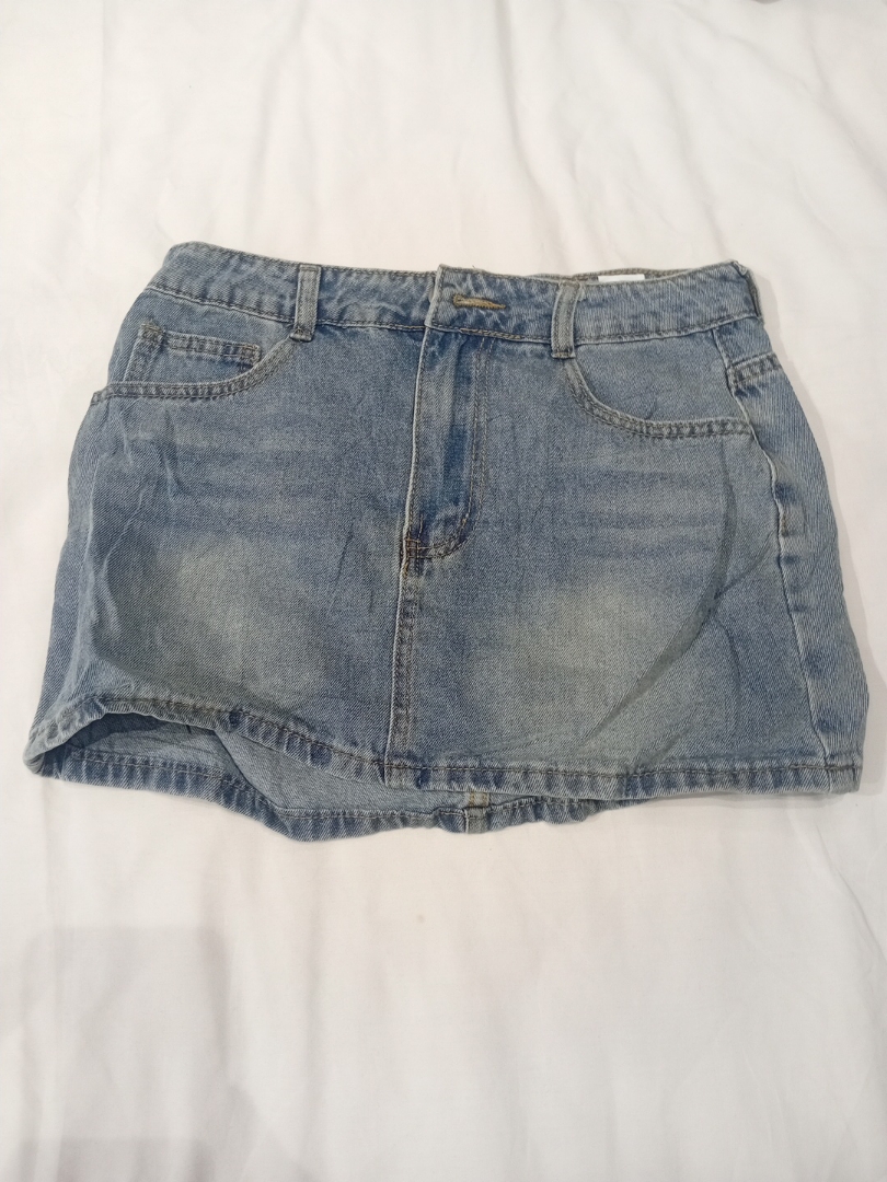 Denim Mini Skirt