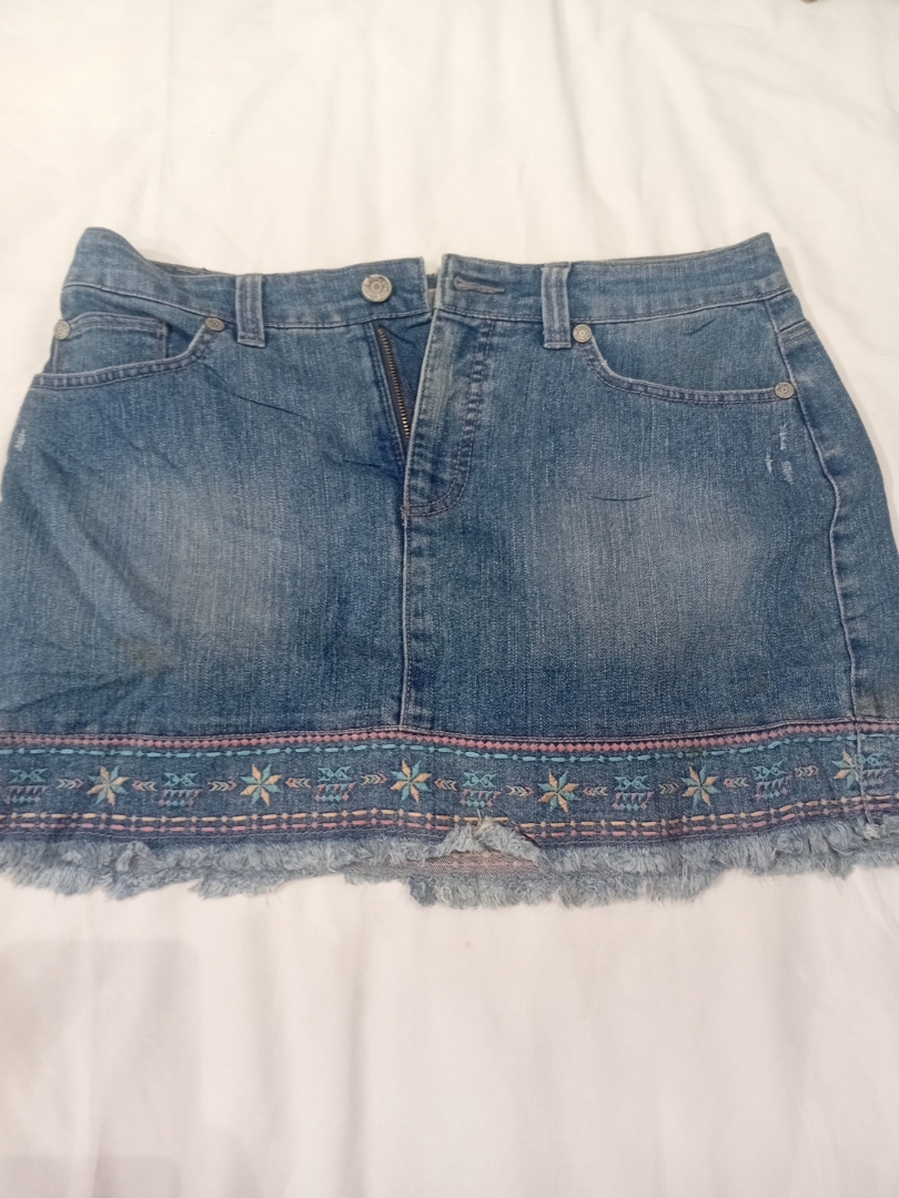 Nine West Vintage America Collection Denim Skirt