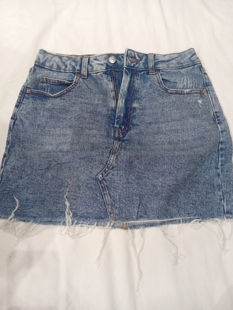 Denim Mini Skirt