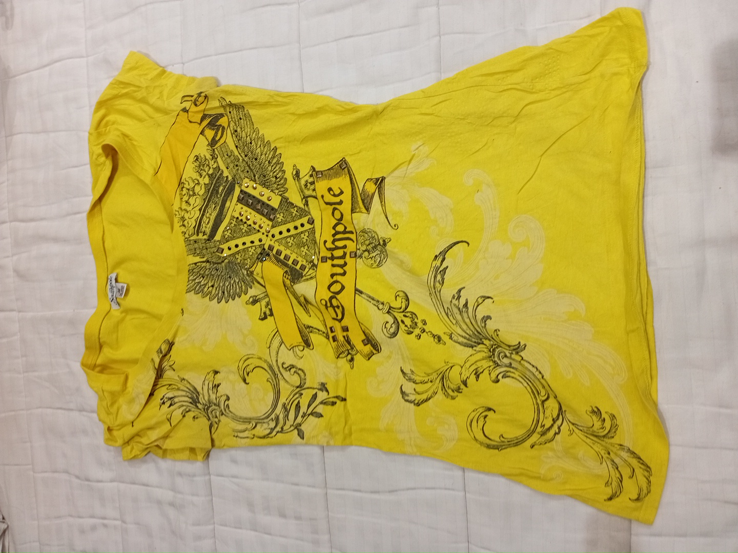 Southpole Yellow Graphic T-Shirt