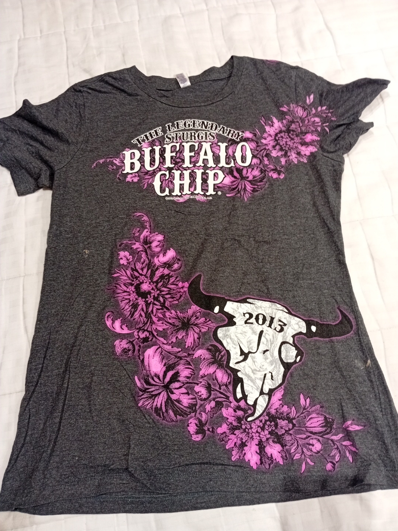 T-Shirt with Buffalo Chip Design