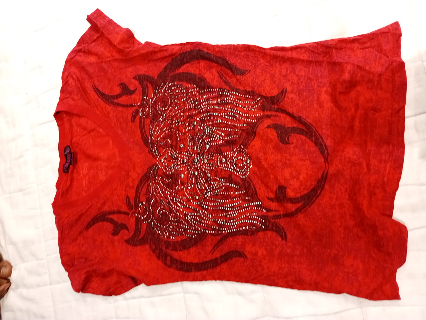 Camiseta Gráfica Vermelha