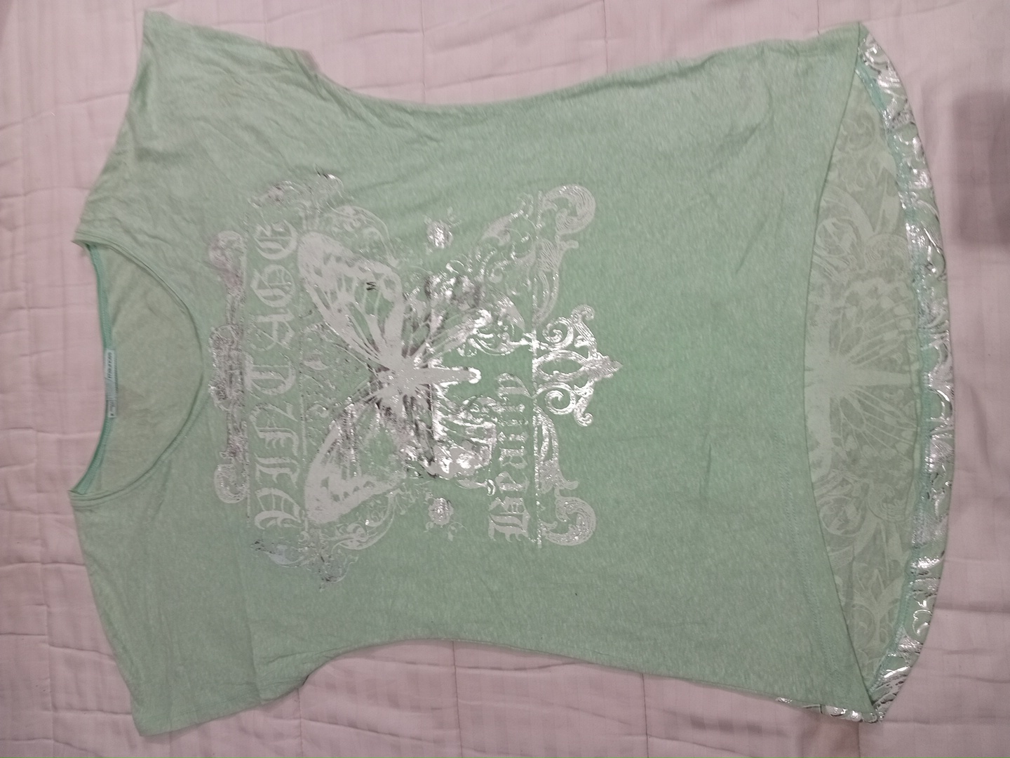Mint Green Graphic T-Shirt
