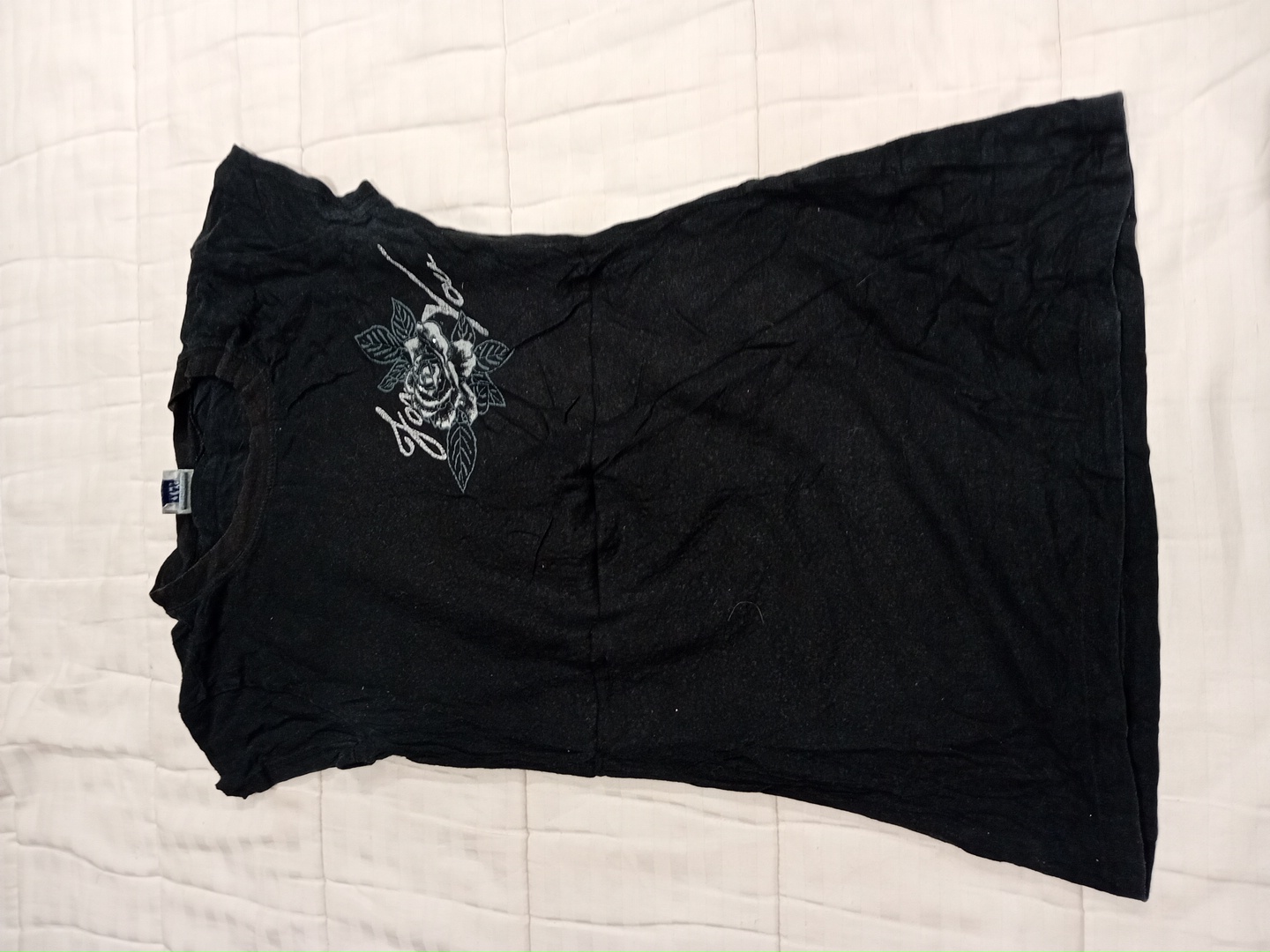 Camiseta Gráfica Preta