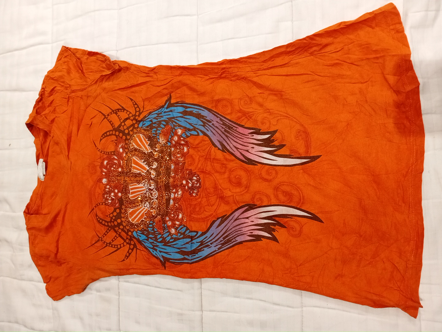 Orange Graphic T-Shirt