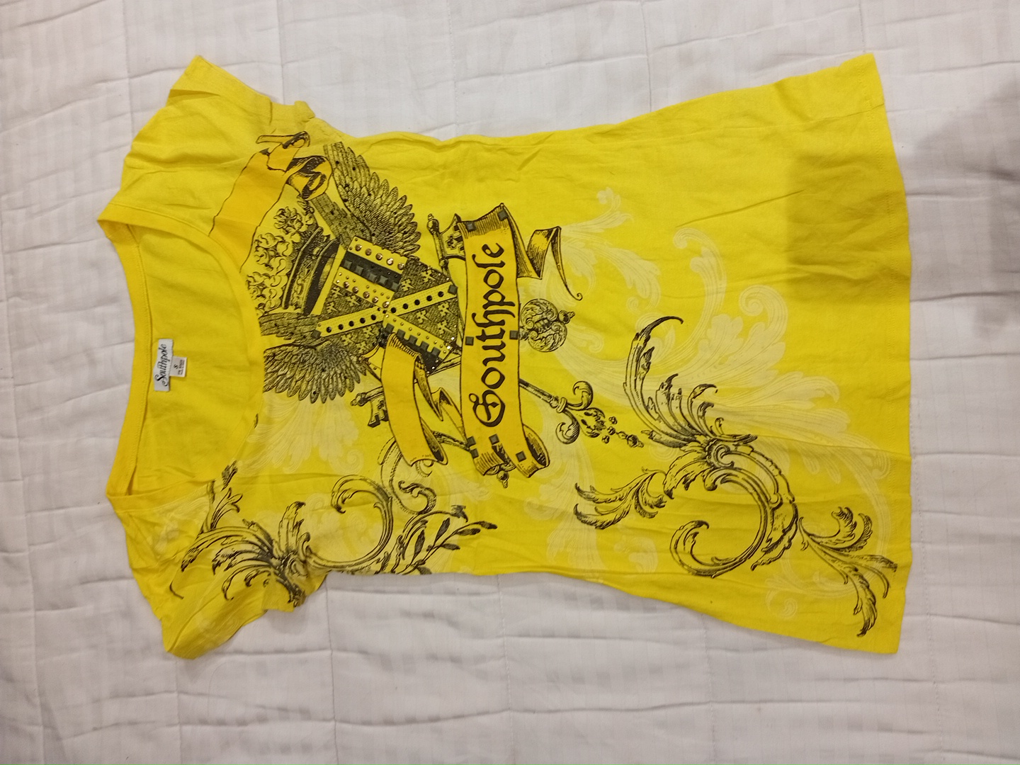 Southpole Yellow Graphic T-Shirt