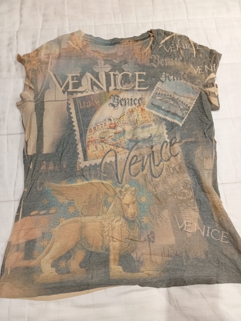 T-Shirt con grafica di Venezia