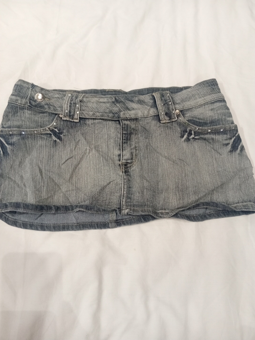 Denim Mini Skirt