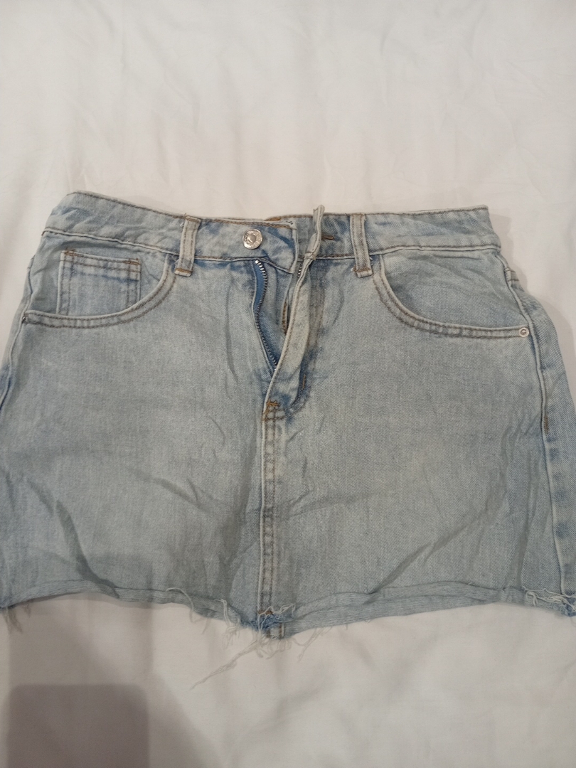 Denim Short Skirt