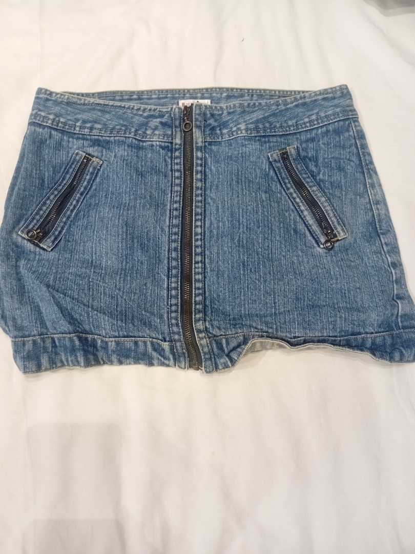 Denim Mini Skirt