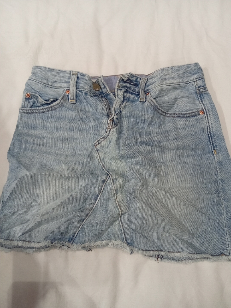 Denim Mini Skirt