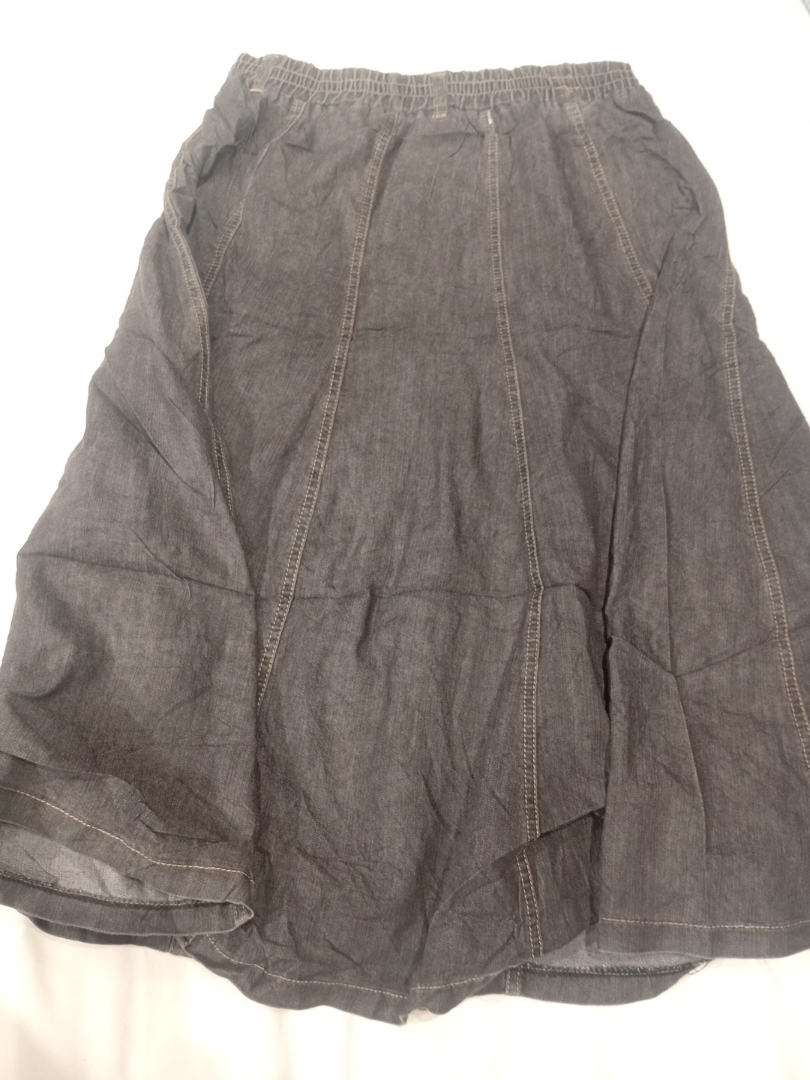 Shorts en denim gris