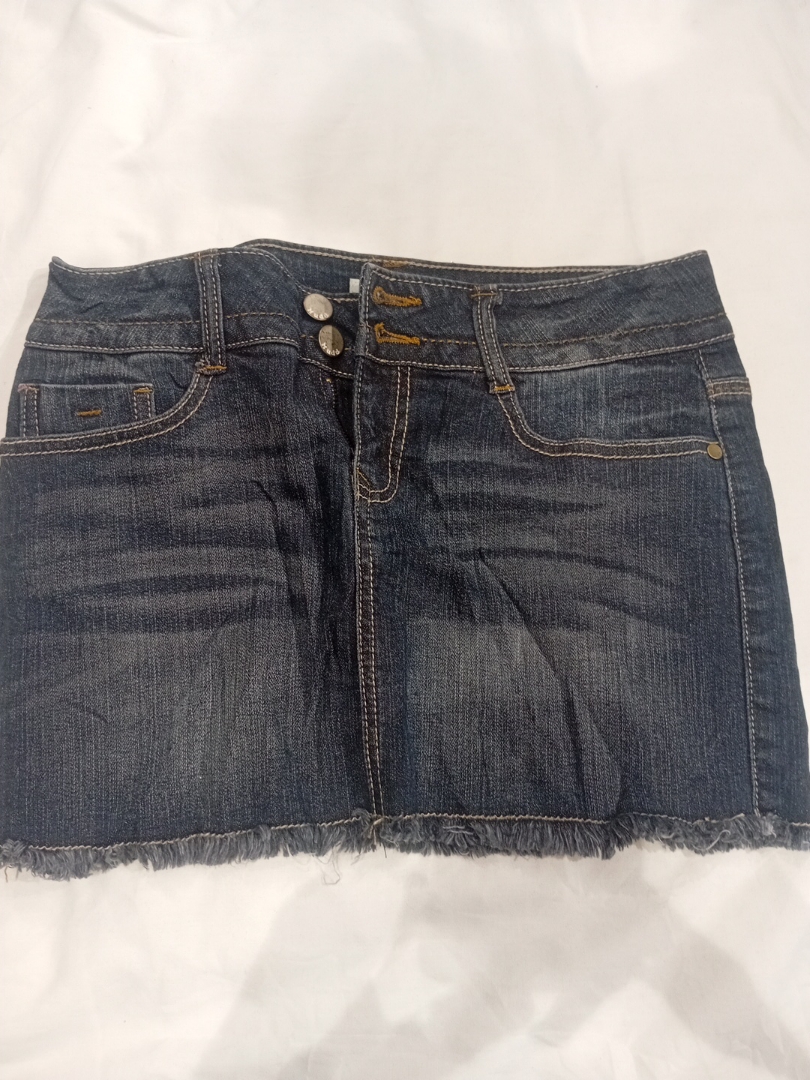 Denim Mini Skirt