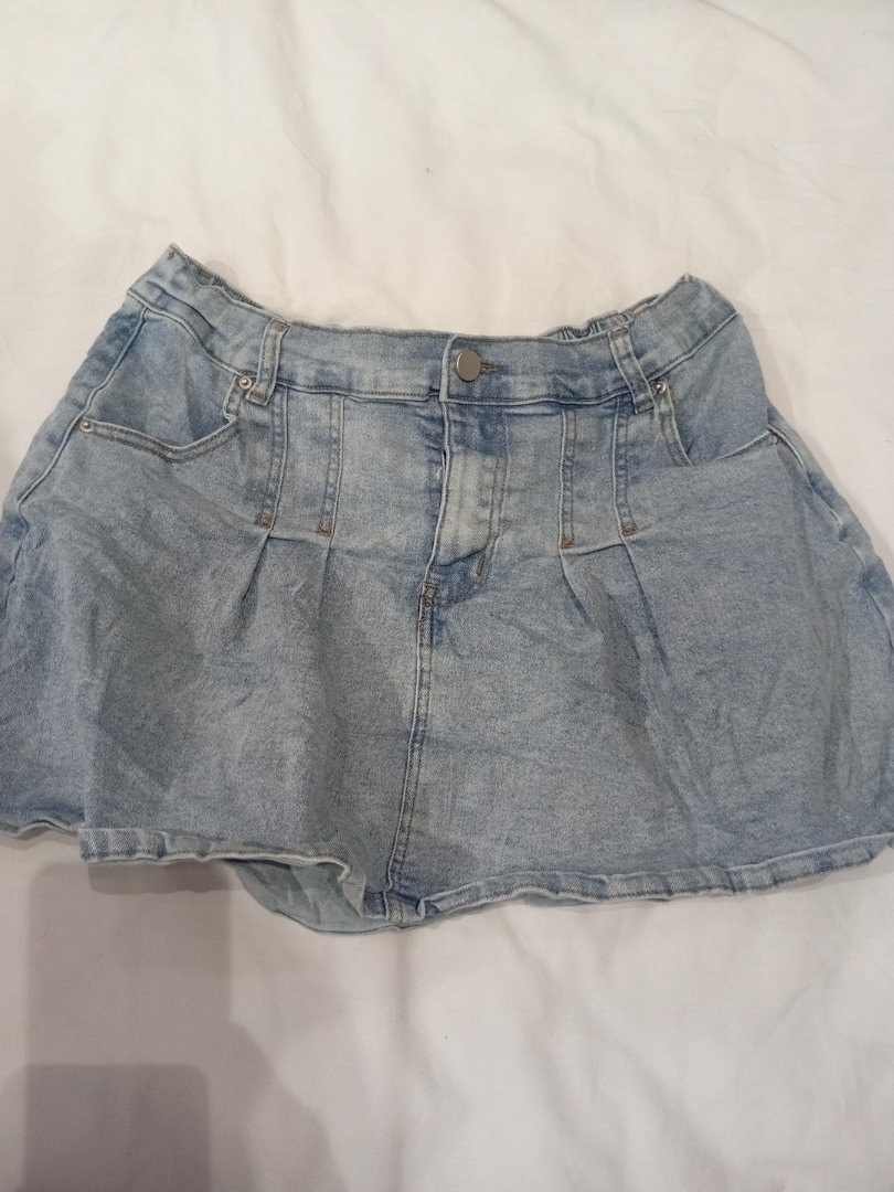 Denim Skort