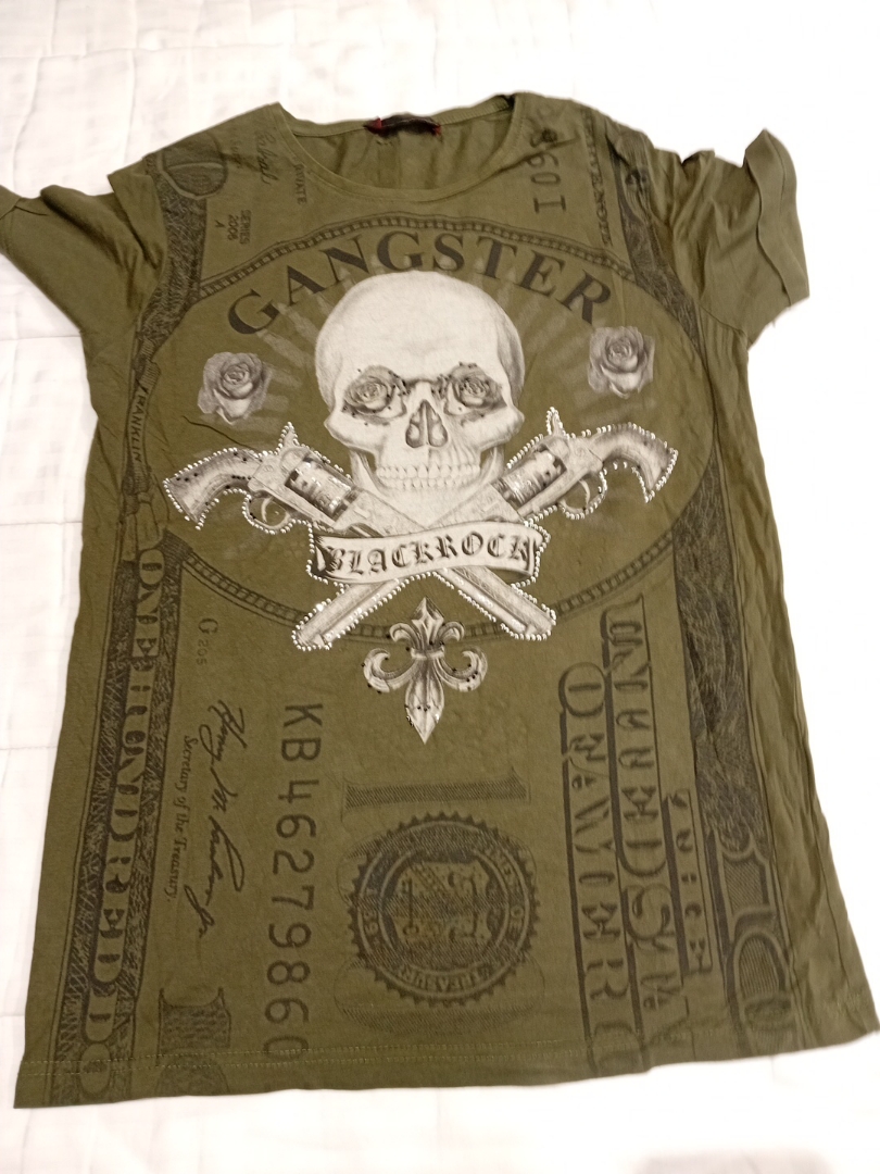 Olive Green Graphic T-Shirt