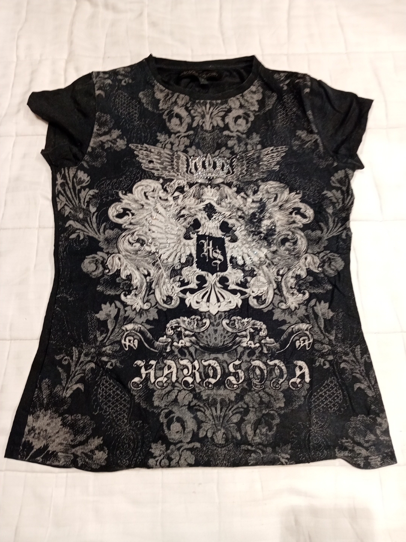 Camiseta Gráfica Preta