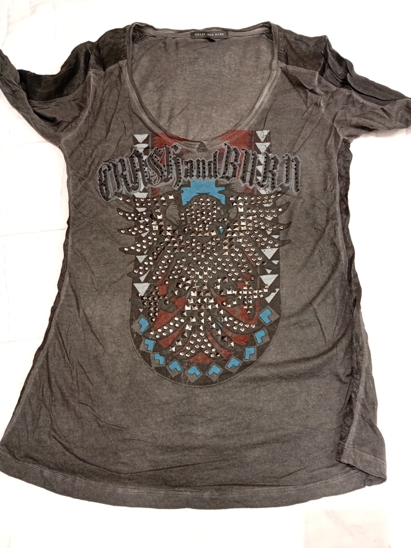 Crash and Burn Graphic T-Shirt