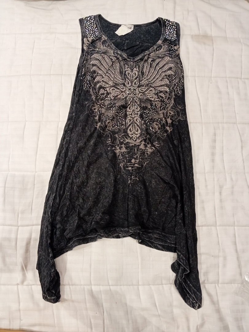 Embellished Sleeveless Top