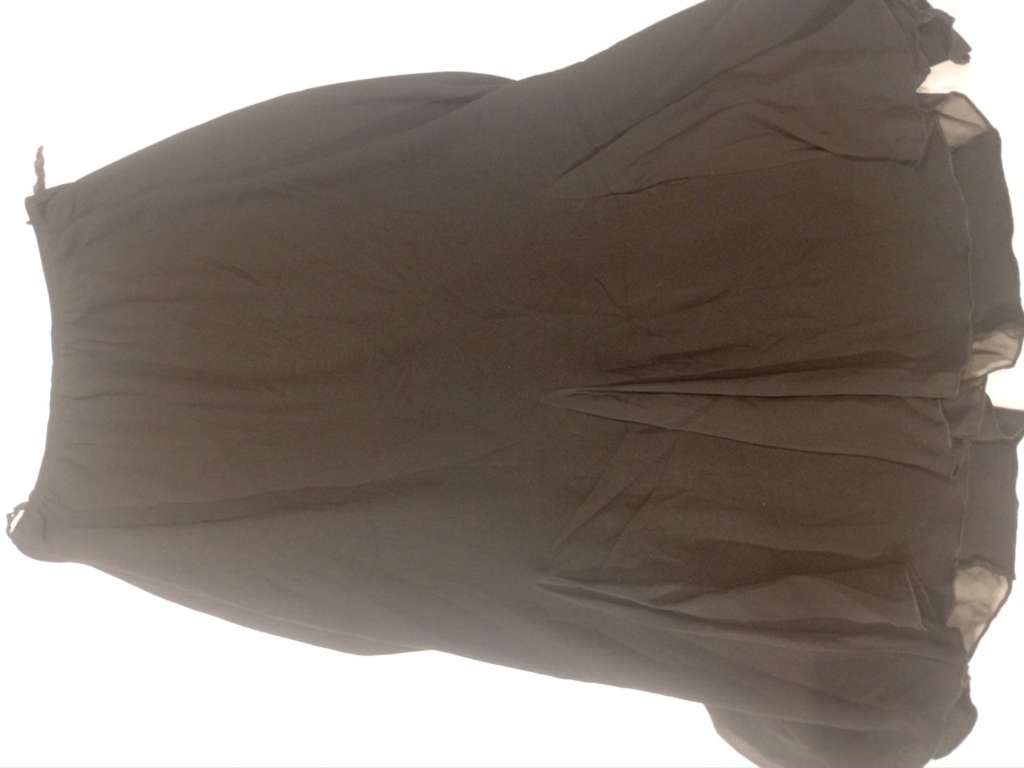 Brauner fließender Rock