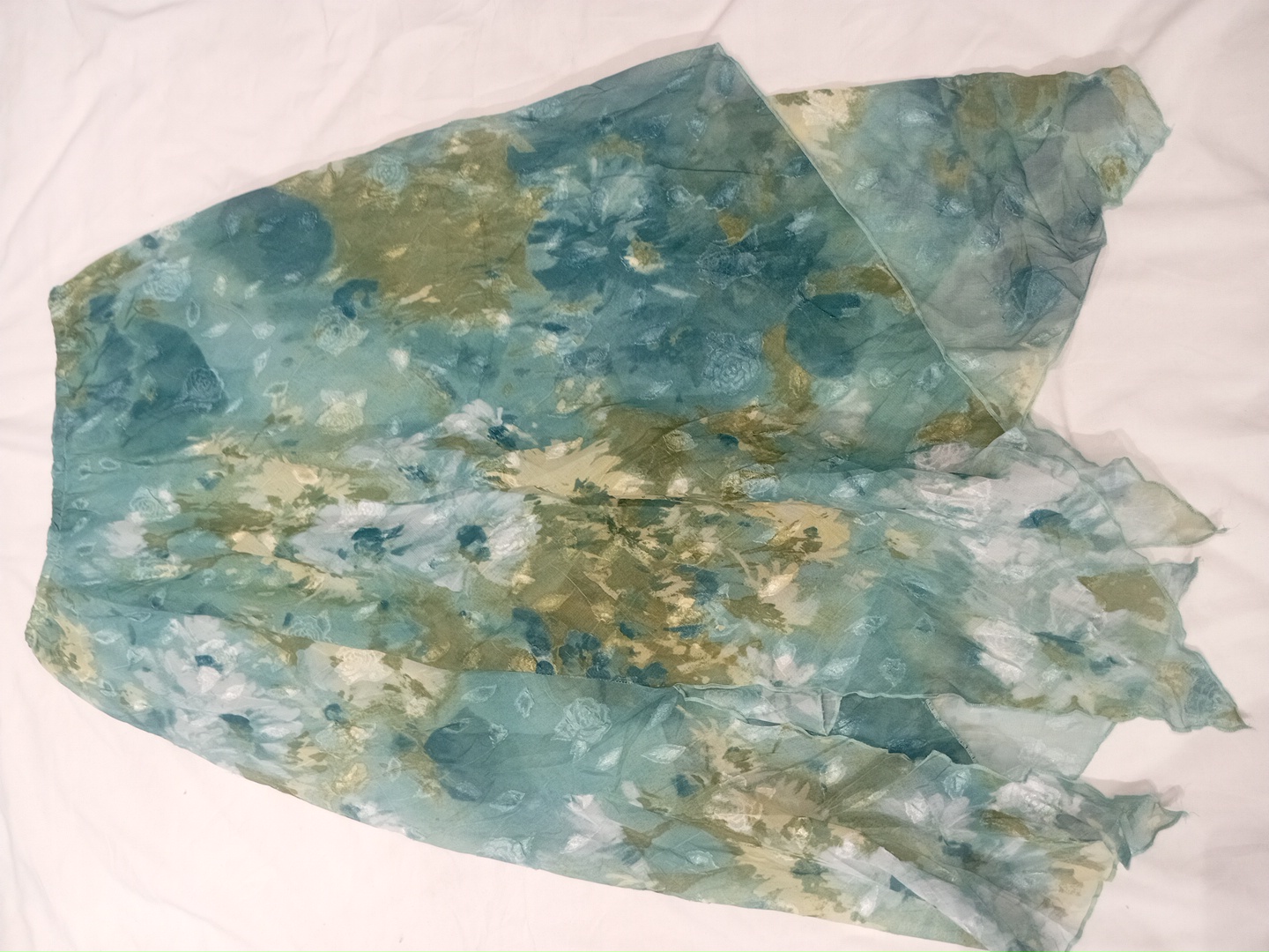 Gonna Floreale Asimmetrica