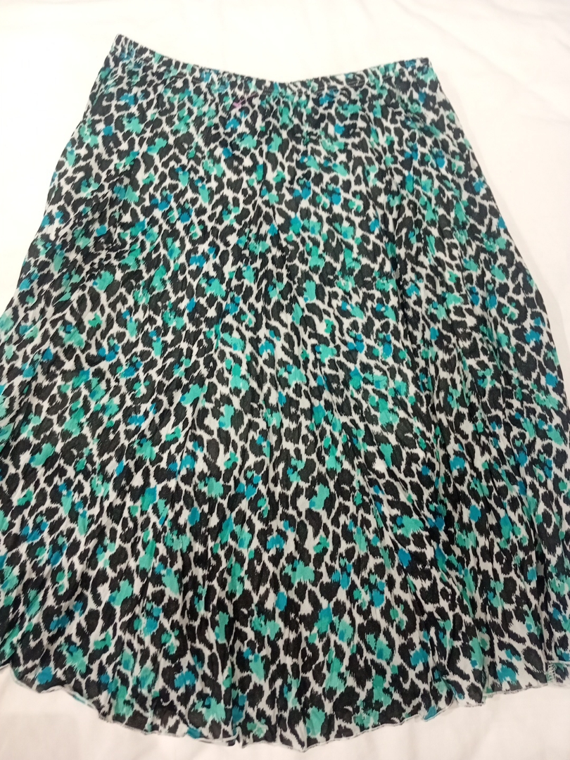 A-line Skirt with Animal Print