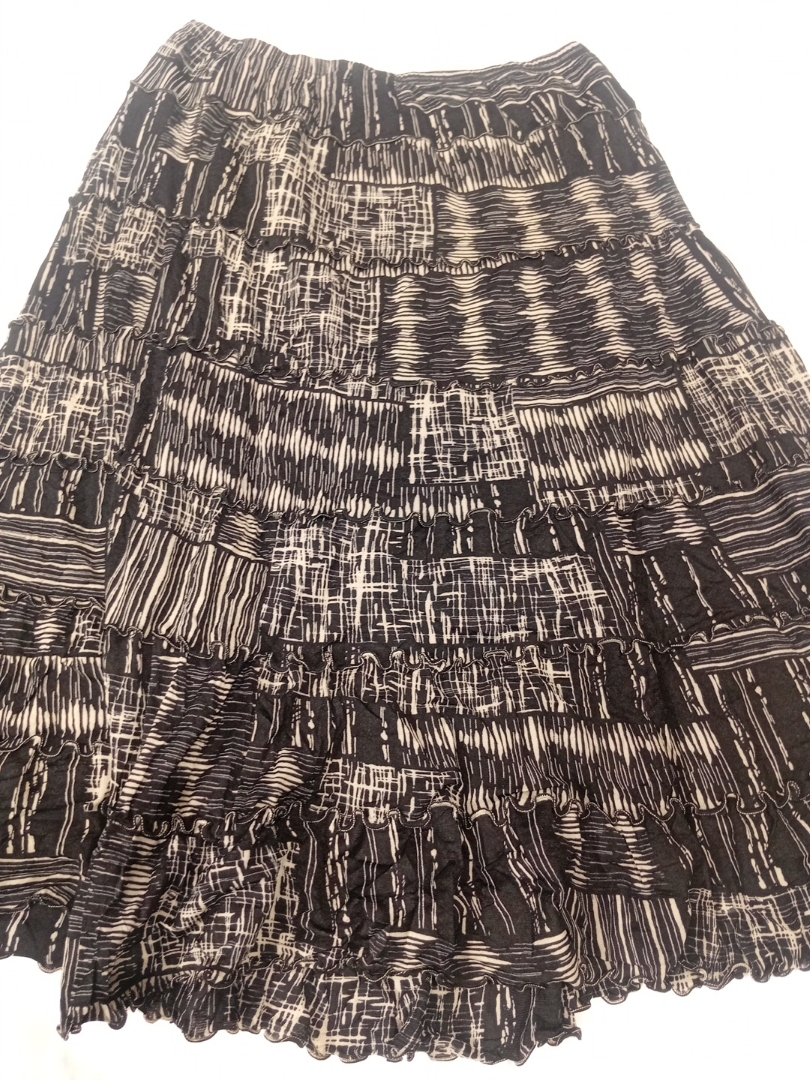 Tiered Ruffled Skirt