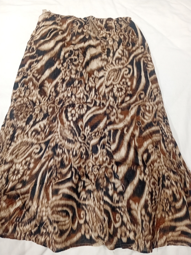 Brown and Beige Skirt