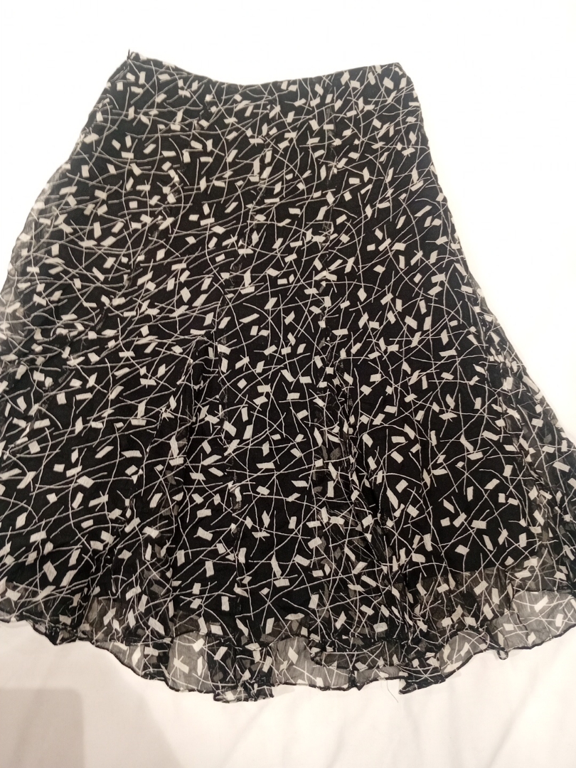 Black and White Skirt