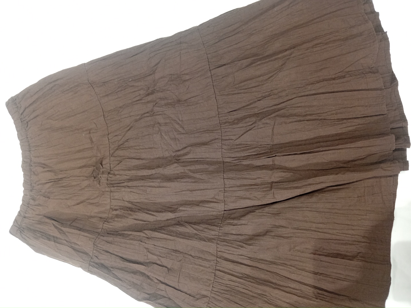 Brown Tiered Skirt