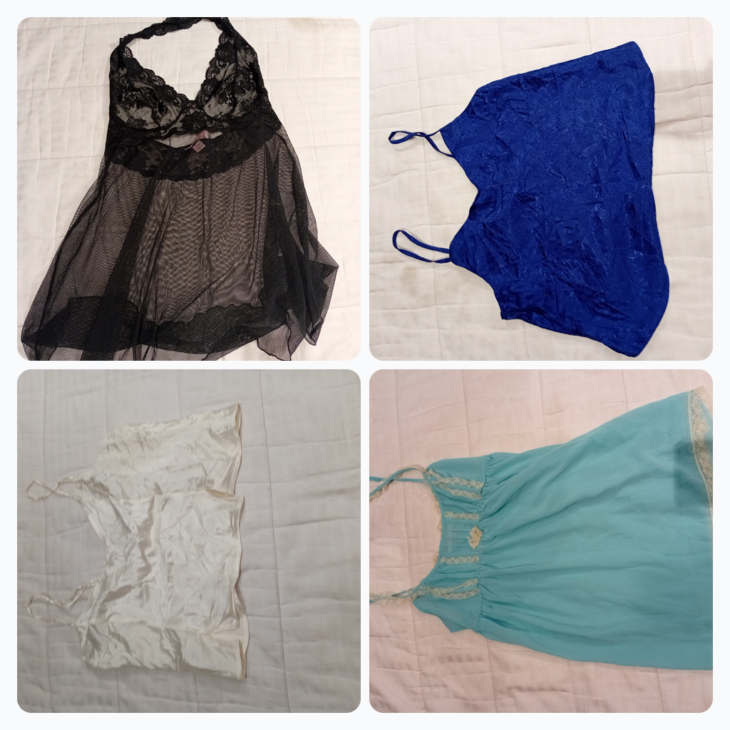 Ensemble de camisoles en soie Victoria's Secret, l..