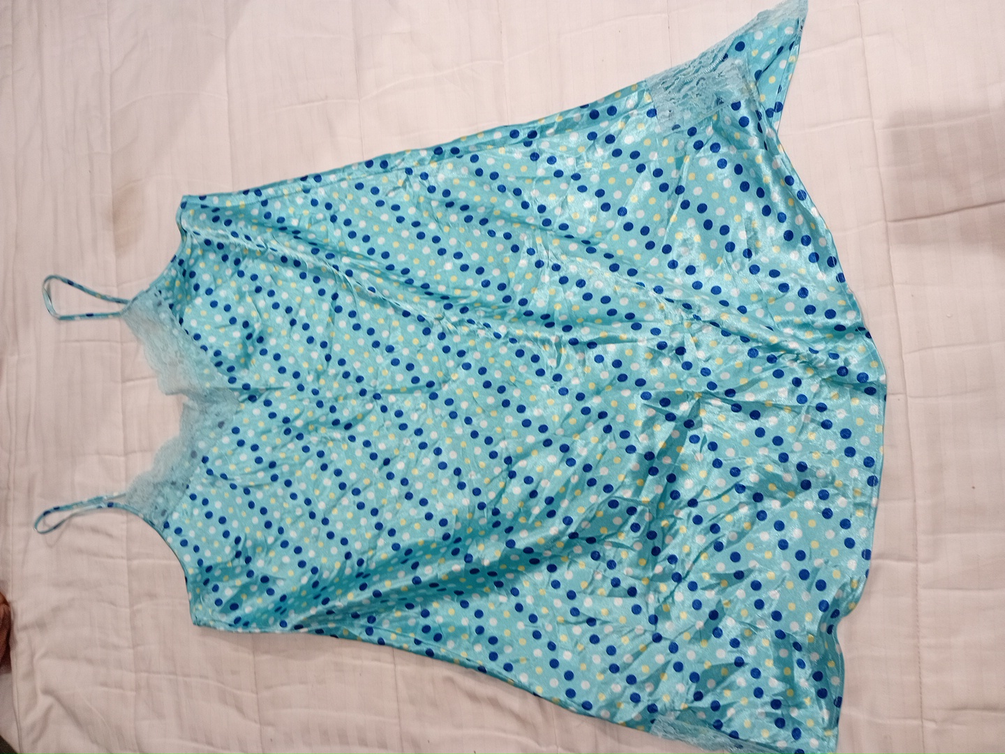 Débardeur à pois pour femme