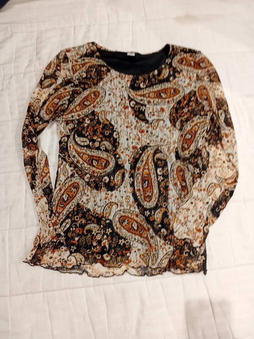Blouse with Paisley Pattern