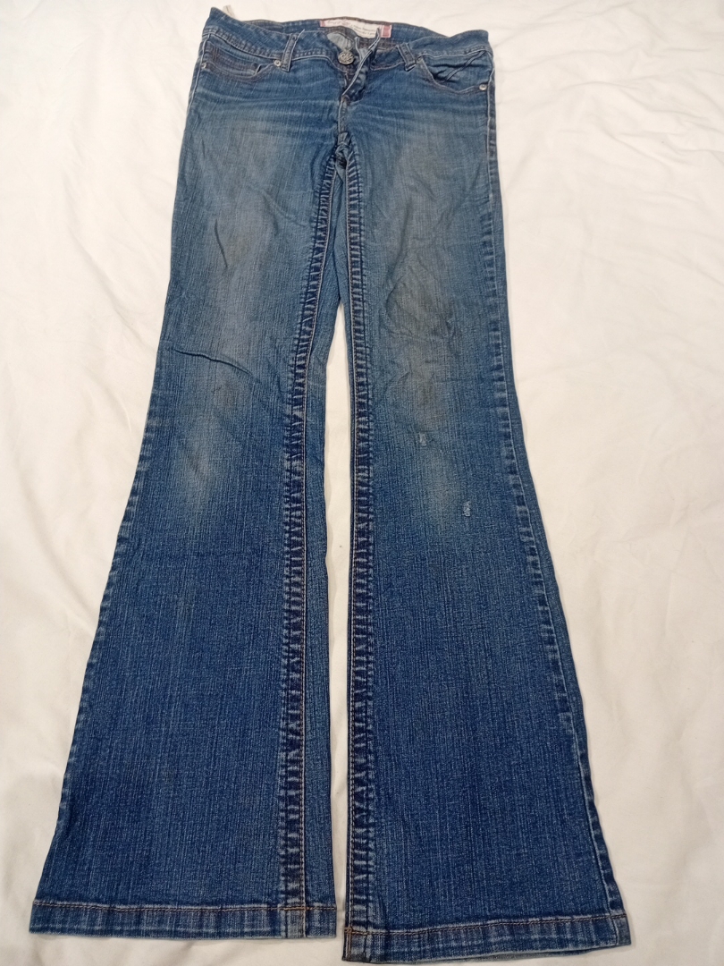 Foxy Jeans Blue Denim Flare Pants