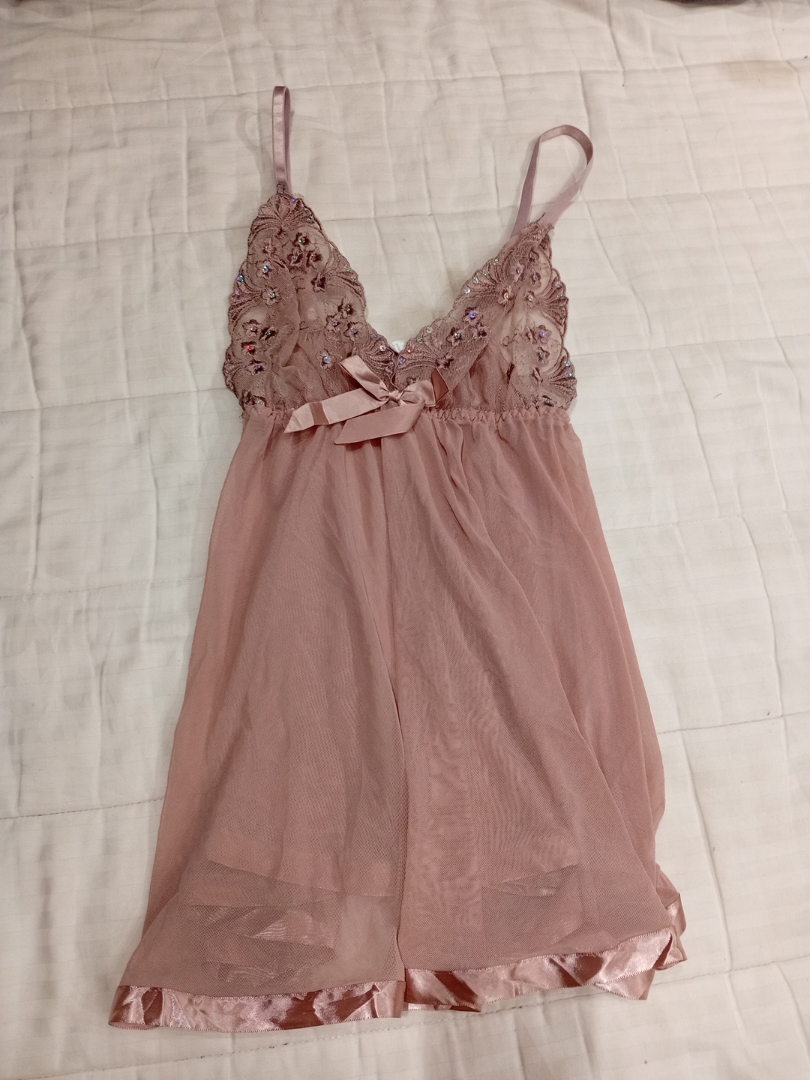 Blush Pink Babydoll Nightwear