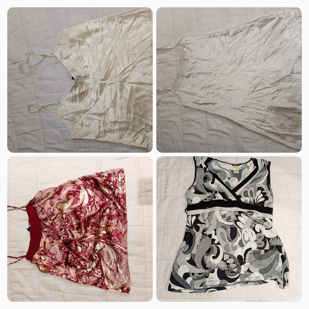 Moda & Maurices シルクキャミソールバンドル 15点女性用ランジェリーロット