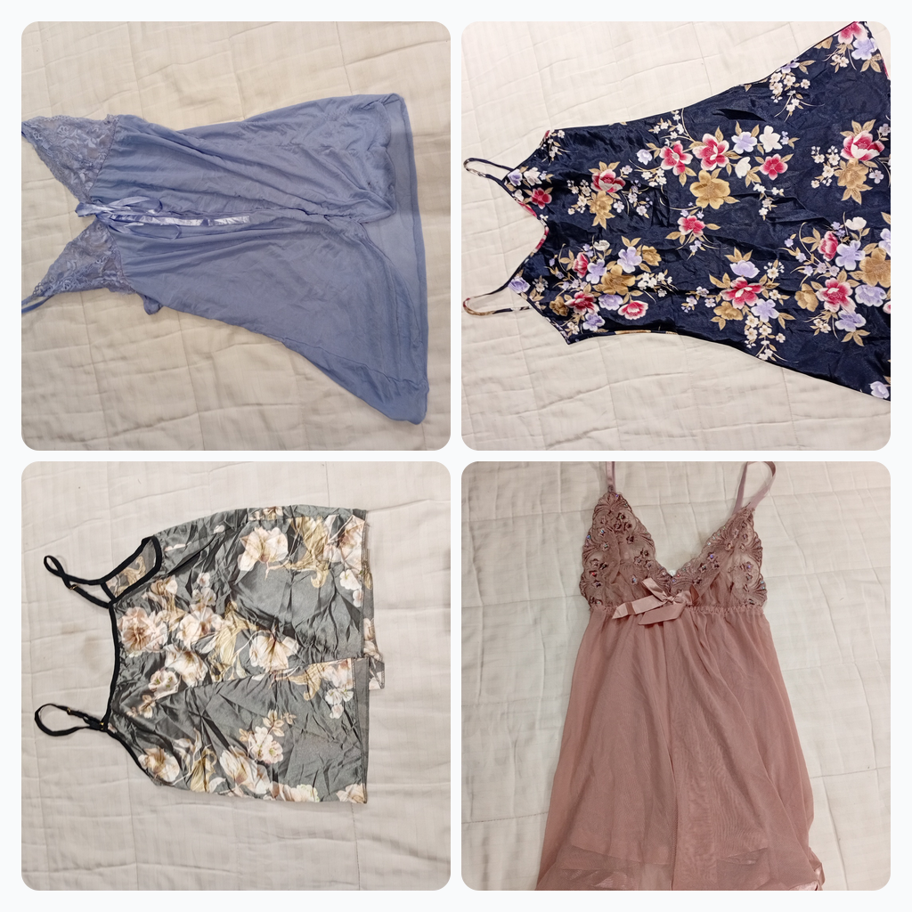 シルク＆サテンキャミソール31点セット レディーストップス＆ナイトウェア