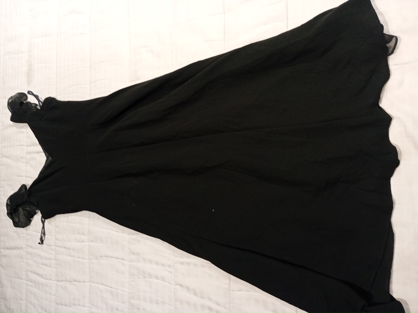 黒のイブニングドレス