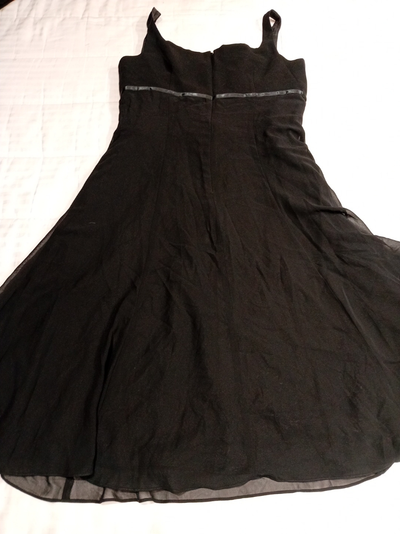 ブラックイブニングドレス