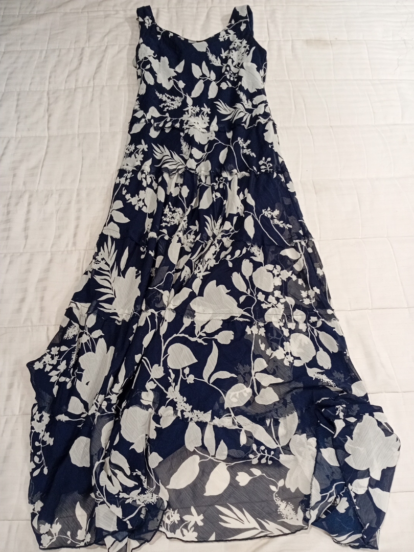 Blumiges Maxikleid
