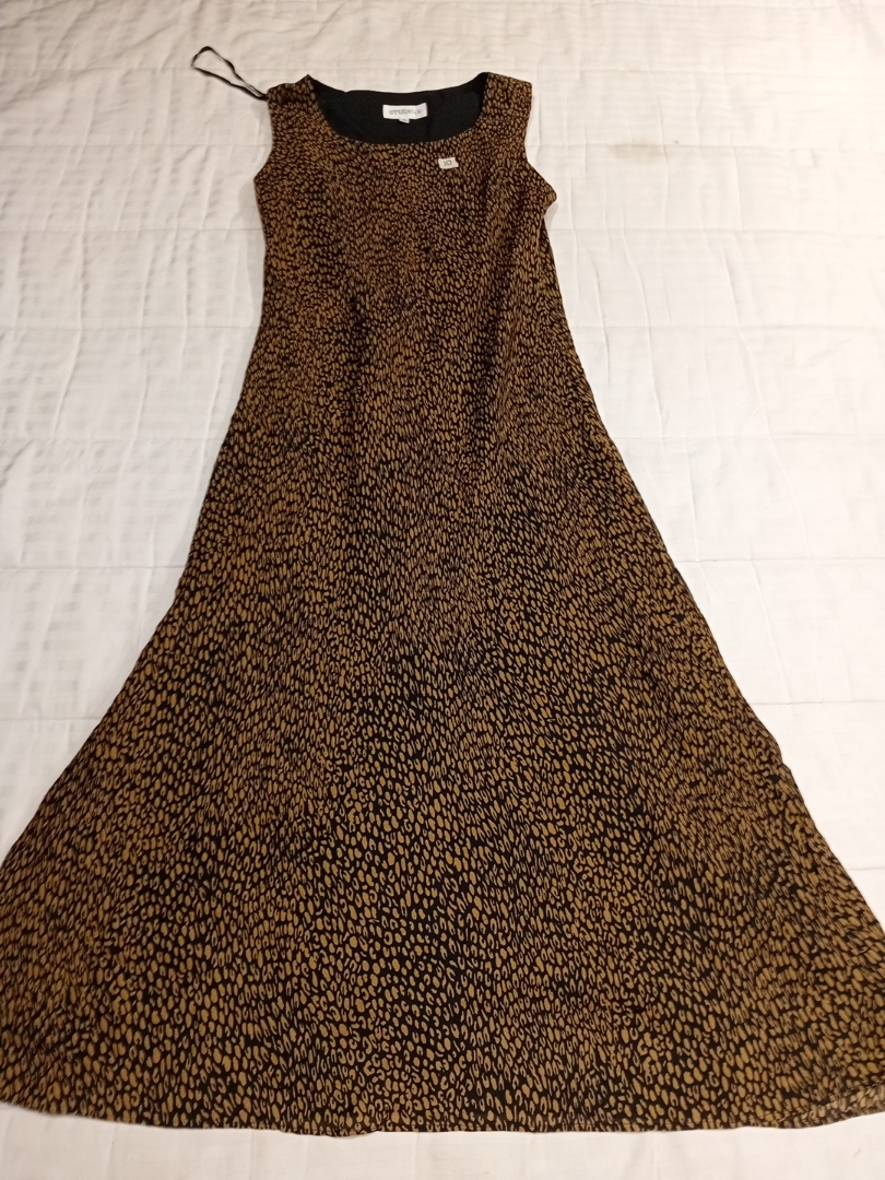 Robe maxi à motifs animaliers