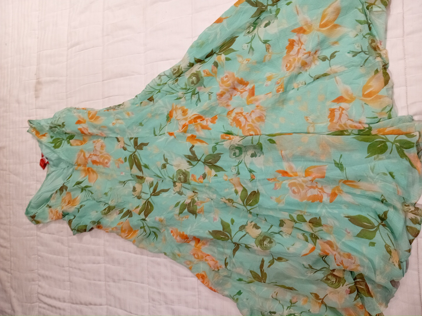 サンダンス フローラル シルク ドレス