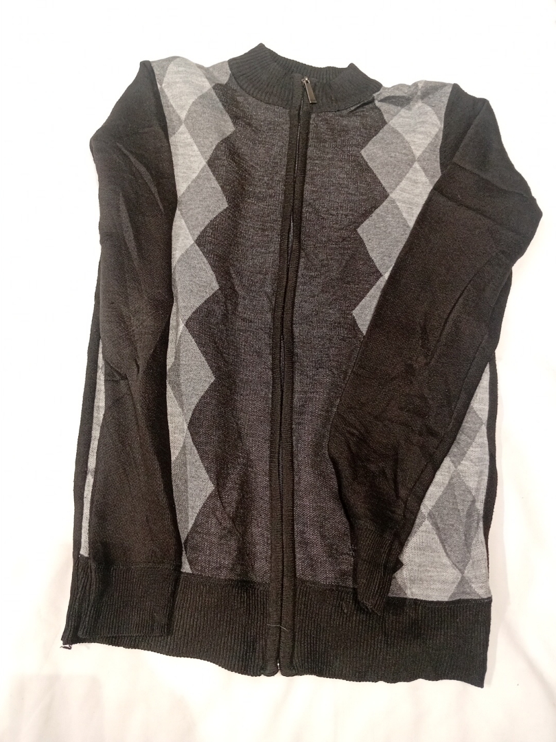アーガイルパターンニットセーター