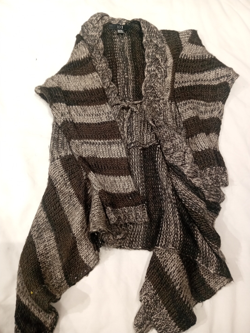 Knit Striped Waistcoat