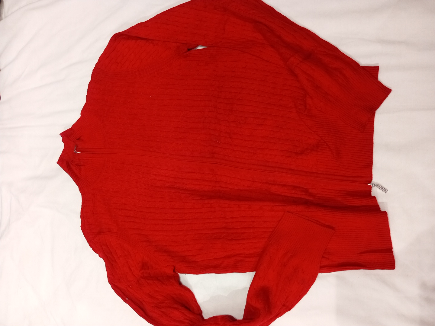 トミー・ヒルフィガー レッド ニット セーター