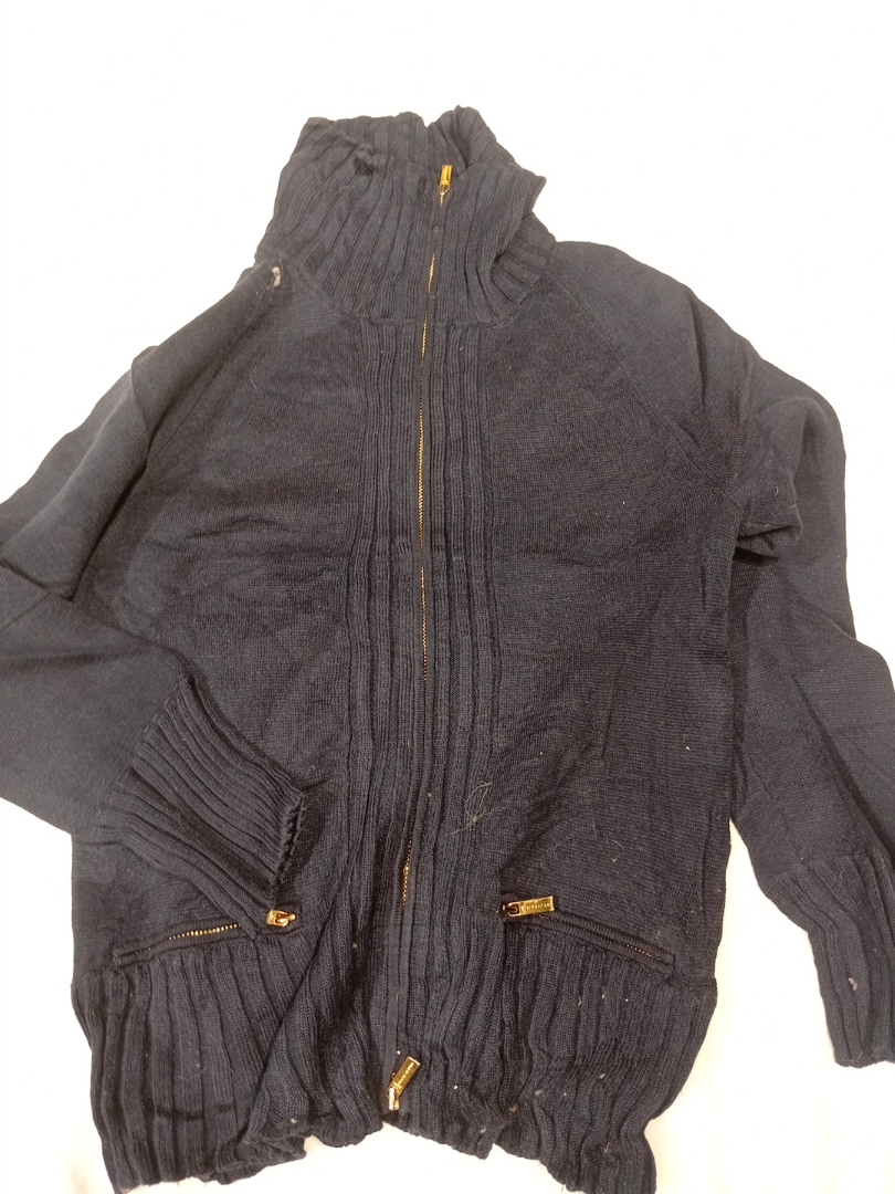 ジョーンズ ニューヨーク シグネチャー リブニット ジップアップ フーディ