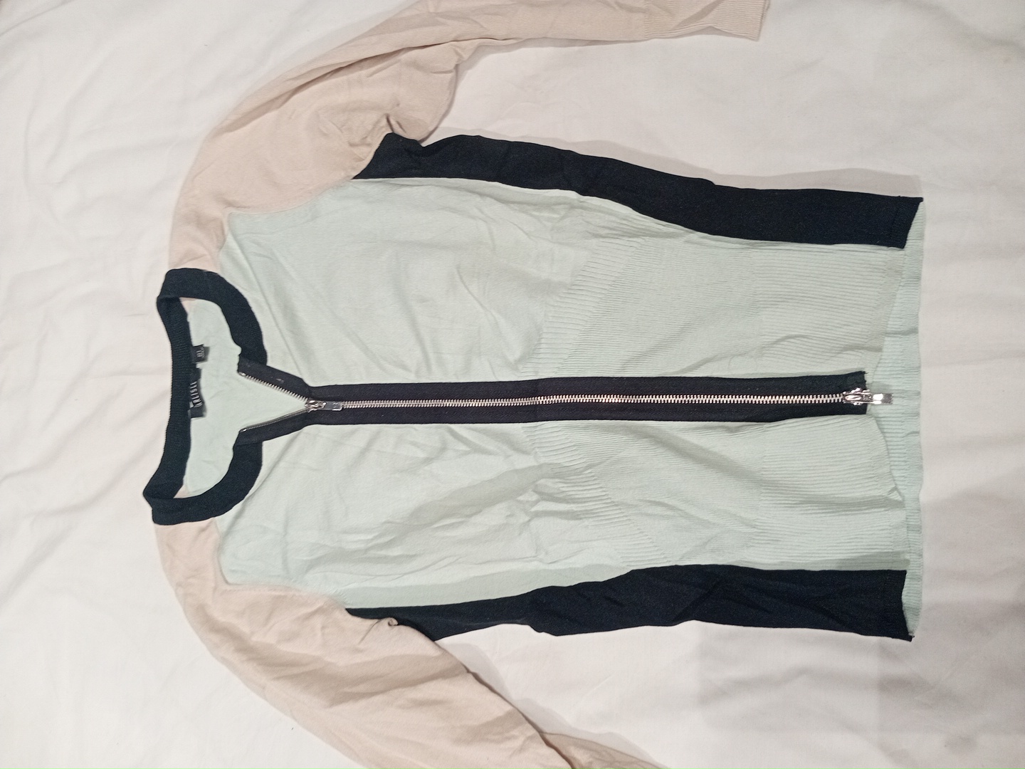 T-shirt avec fermeture éclair