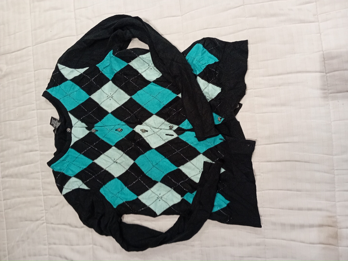 Argyle Pattern Sweater