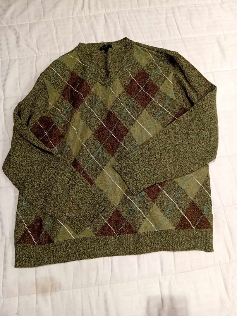 Maglione a disegno argyle